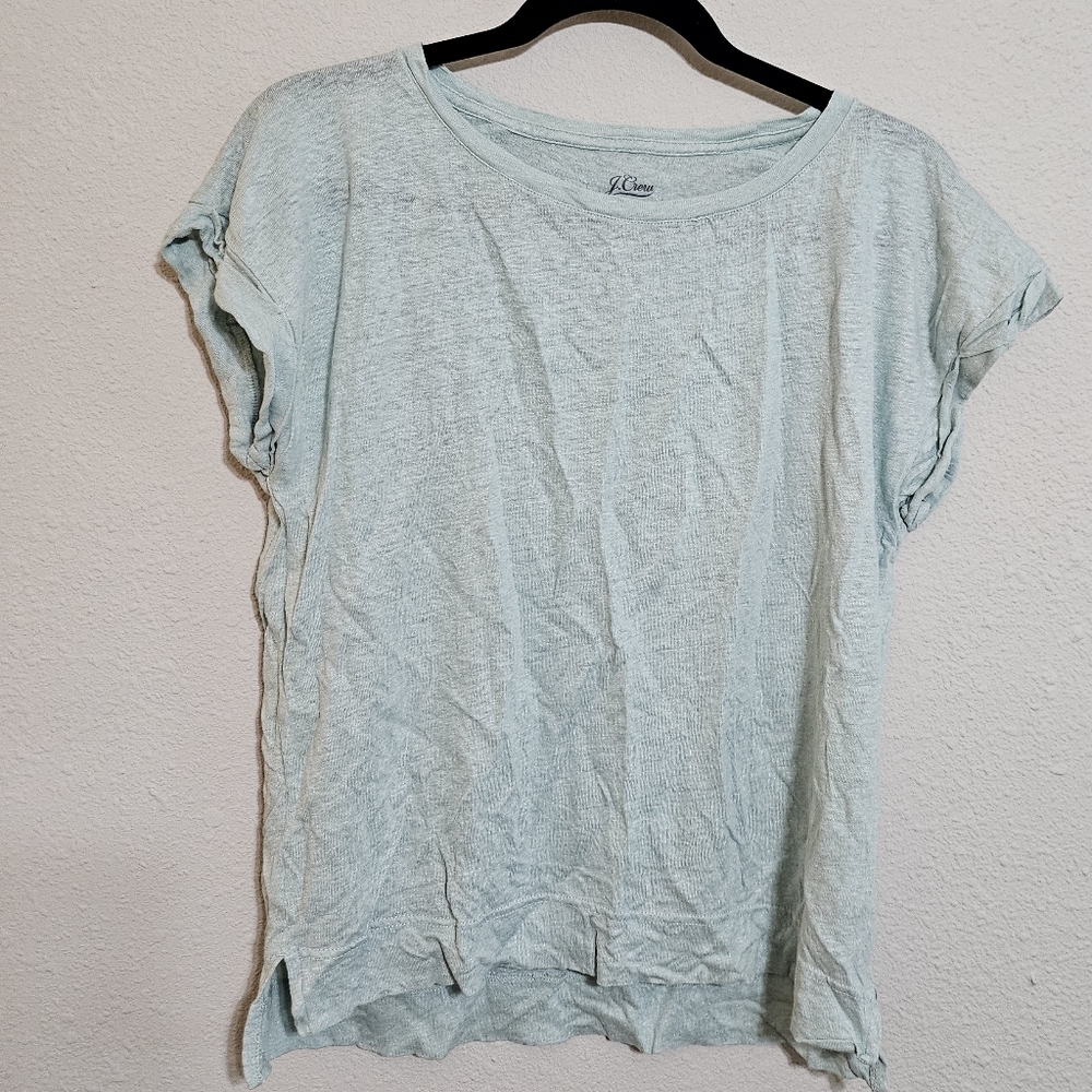 J. CREW Linen T-shirt